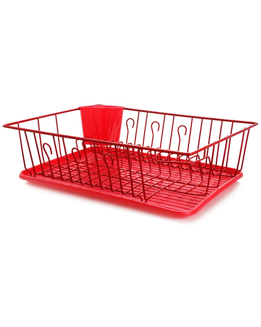 17.5in Dish Rack with 14 Plate Positioners