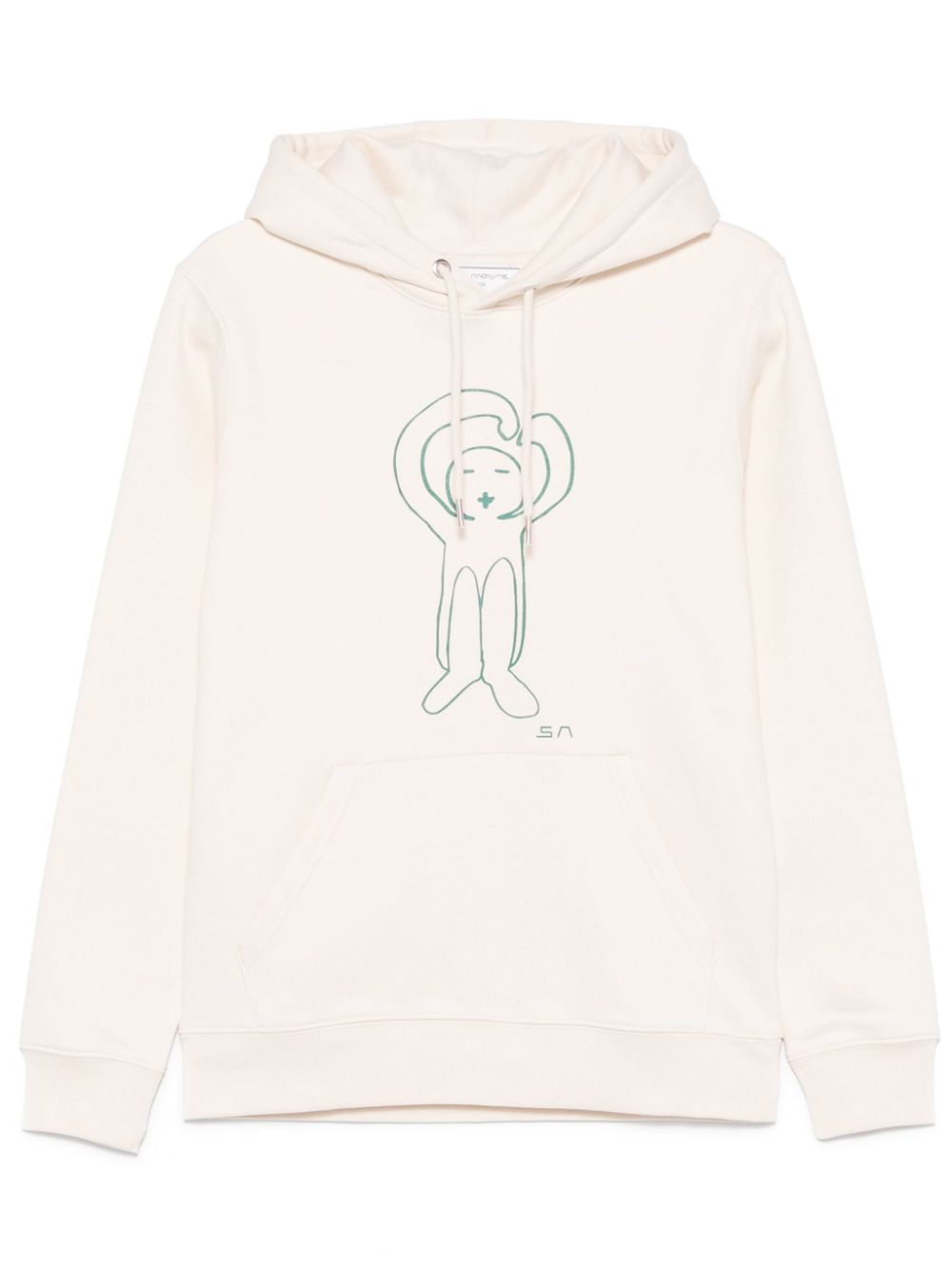 Logo-print hoodie - White