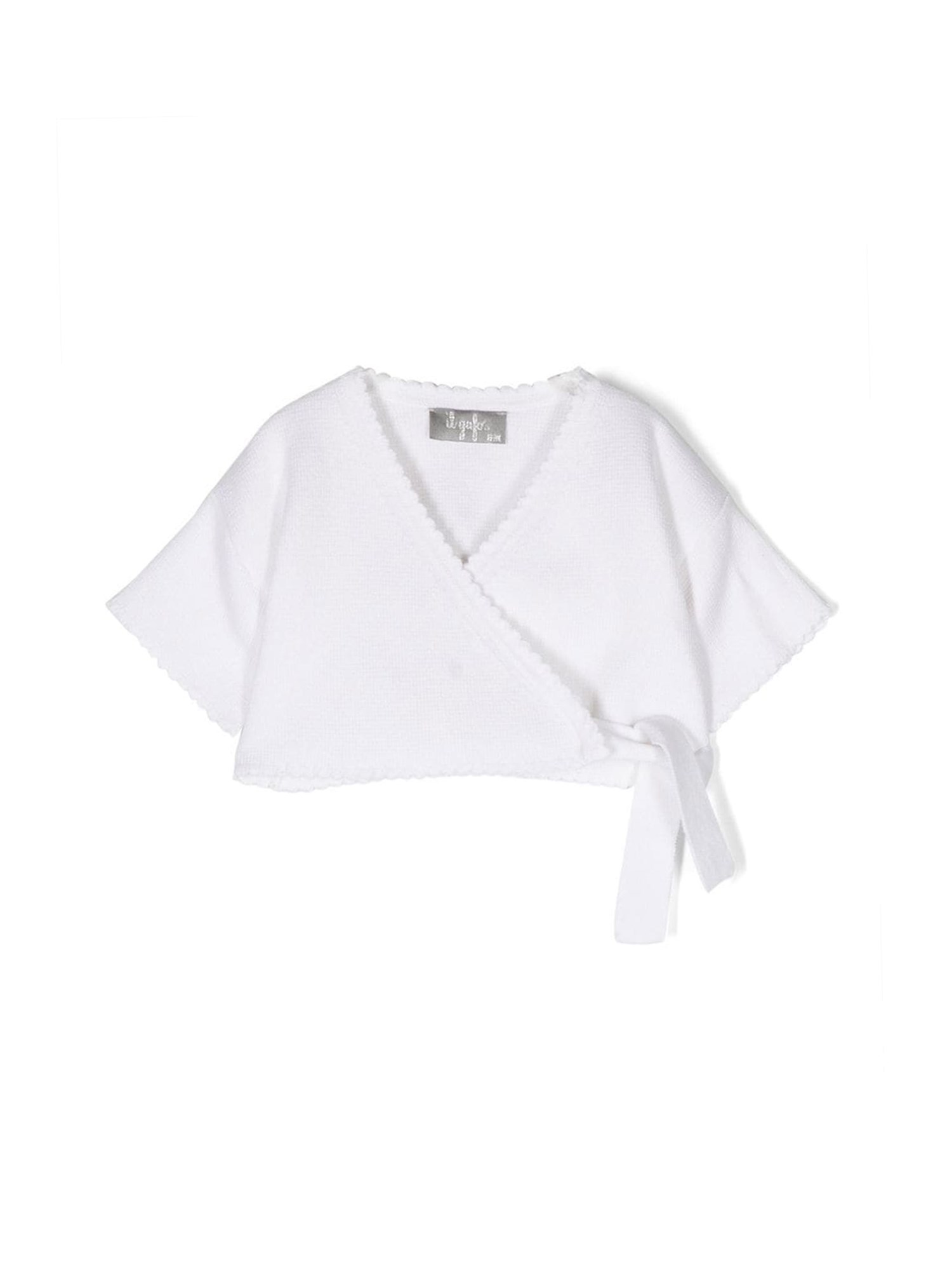 Cross cardigan with short sleeves