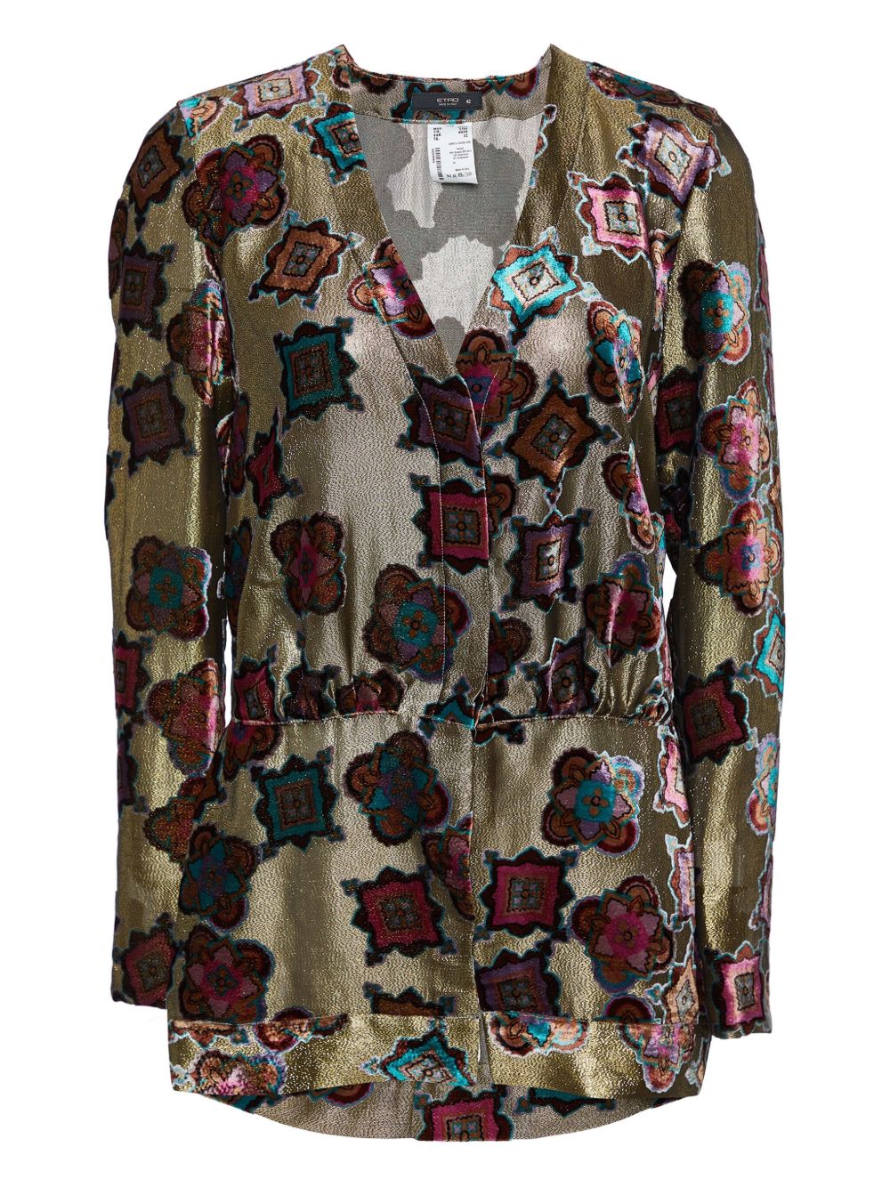 Floral-print top - Neutrals