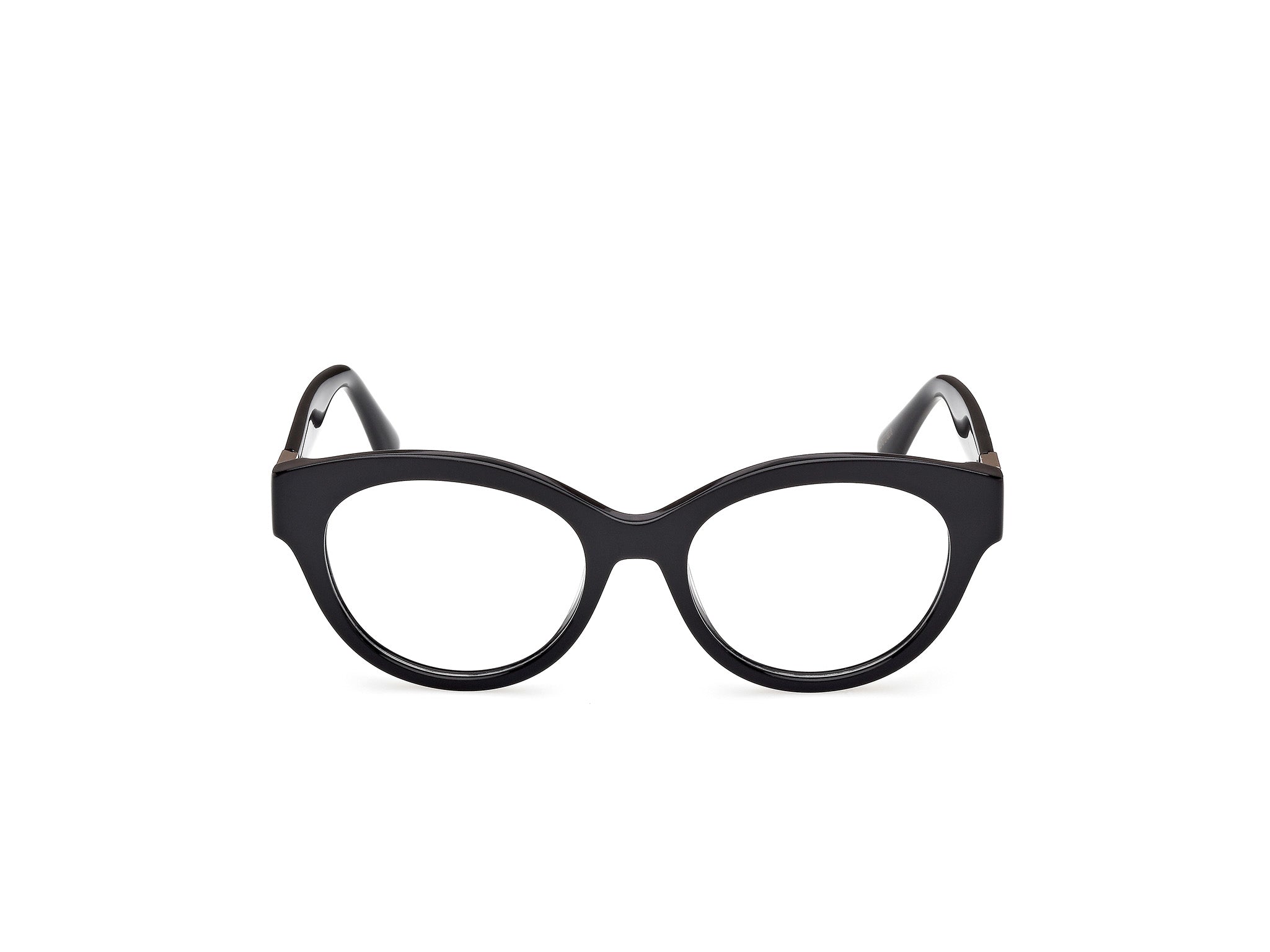 MAX&Co Mujer MAX&Co MO5192 001 Monturas ópticas Acetato Negro Redonda Norma