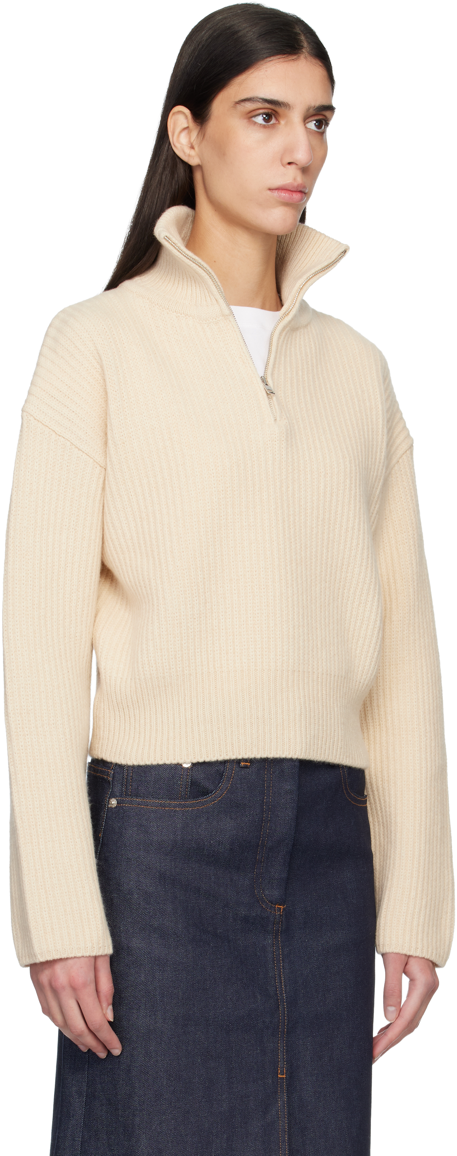 Off-White Wide-Rib Sweater