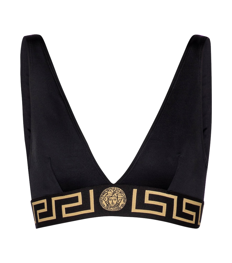 Versace Logo bikini top