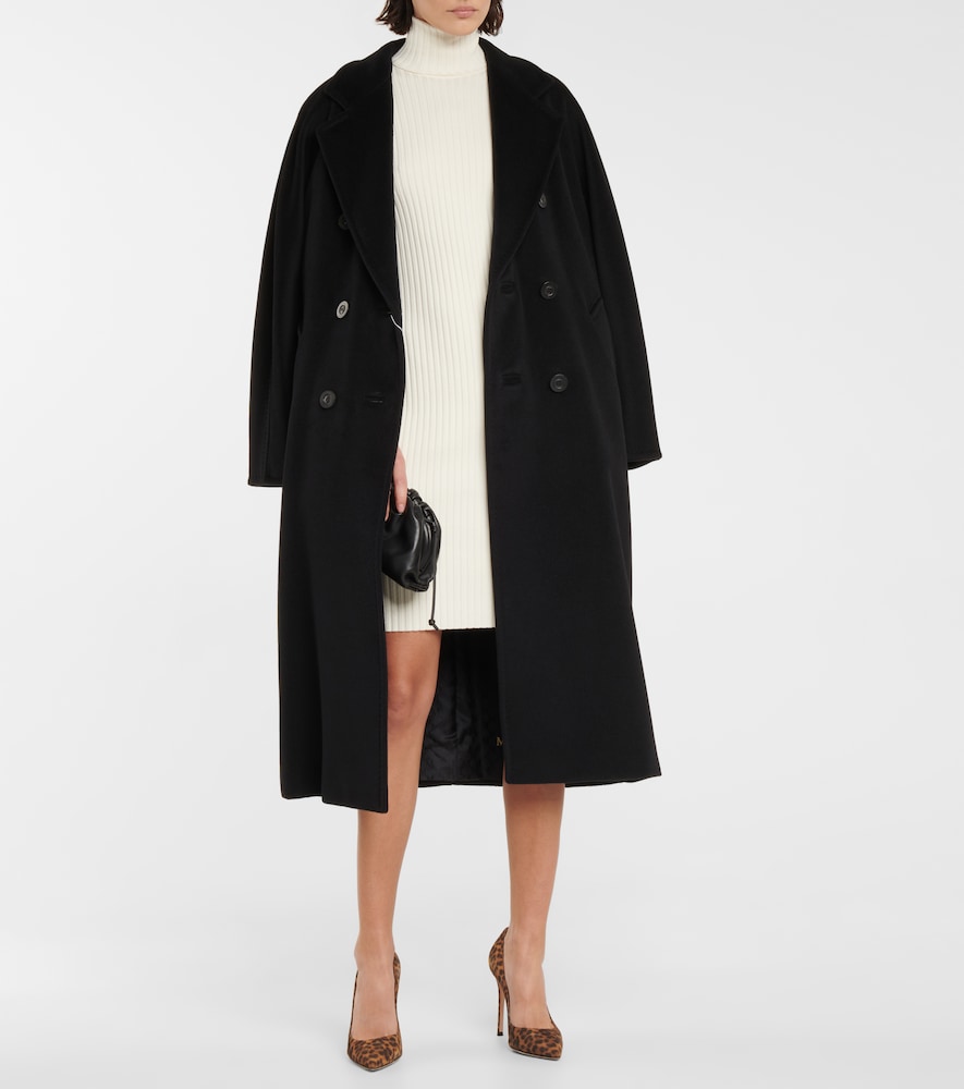 Wool-blend minidress
