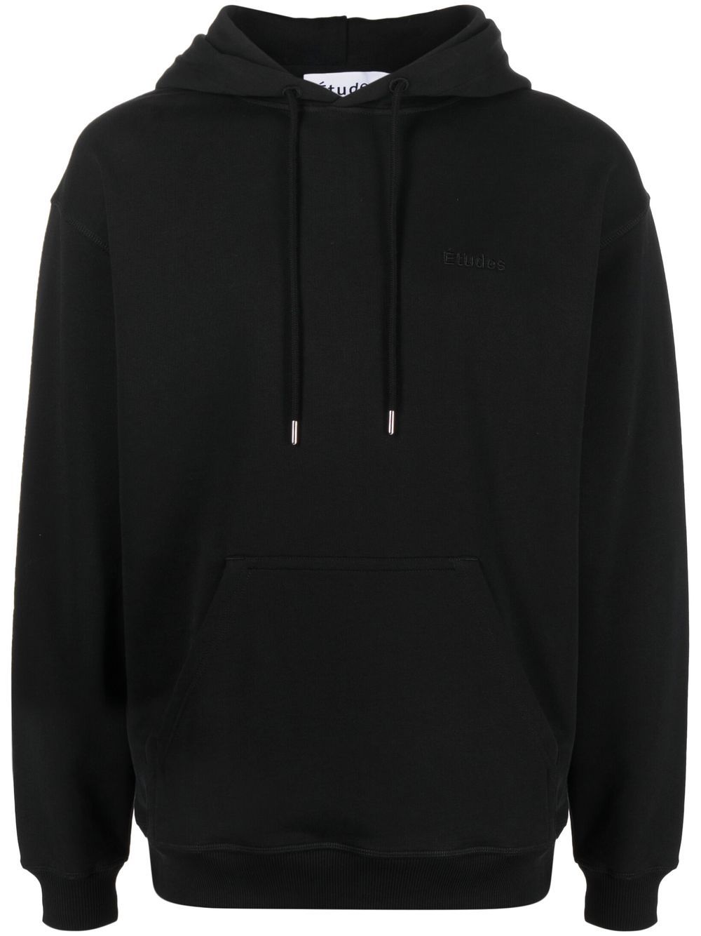 National logo-embroidered hoodie - Black