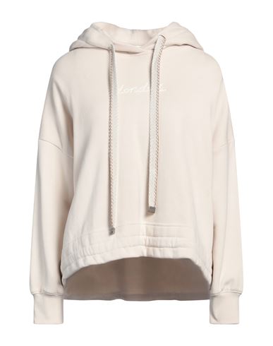 Woman Sweatshirt Light grey Size L Cotton, Elastane