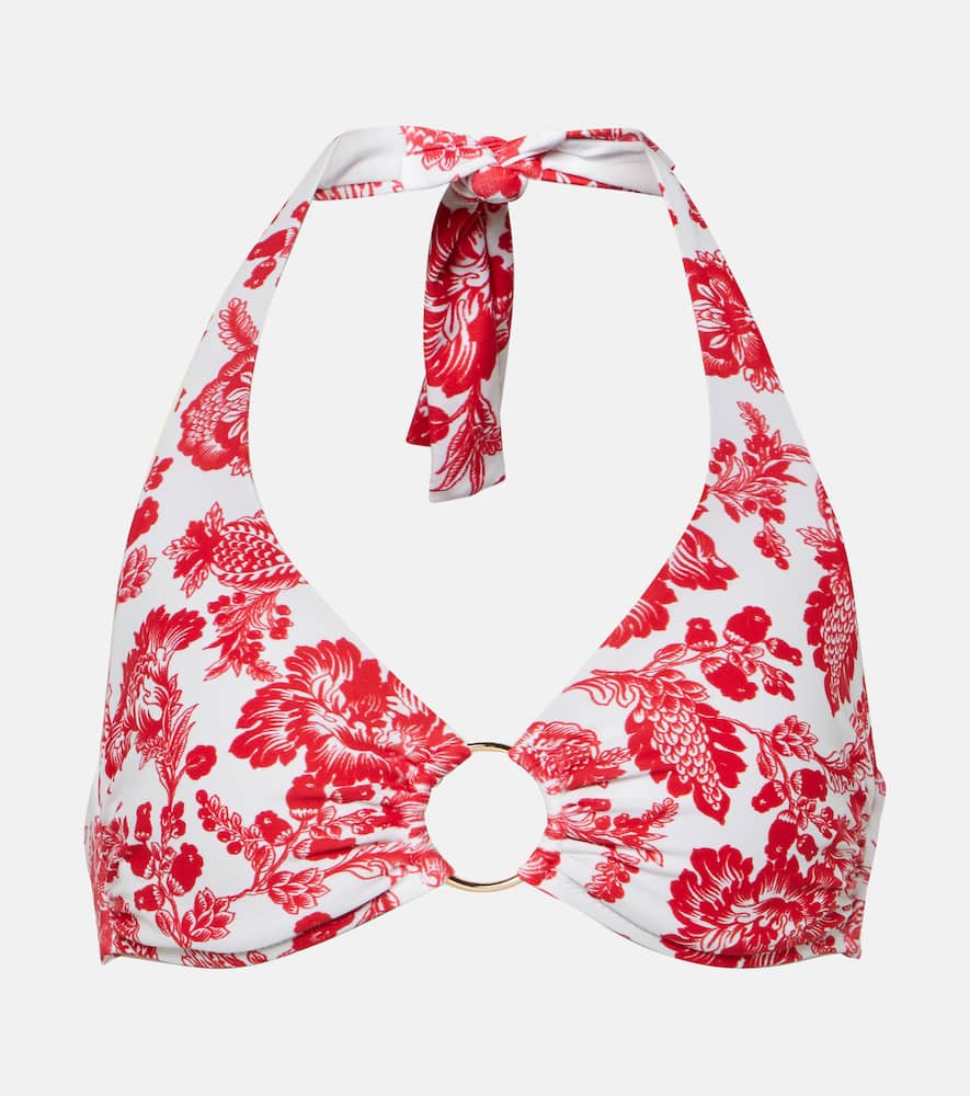 Brussels floral bikini top