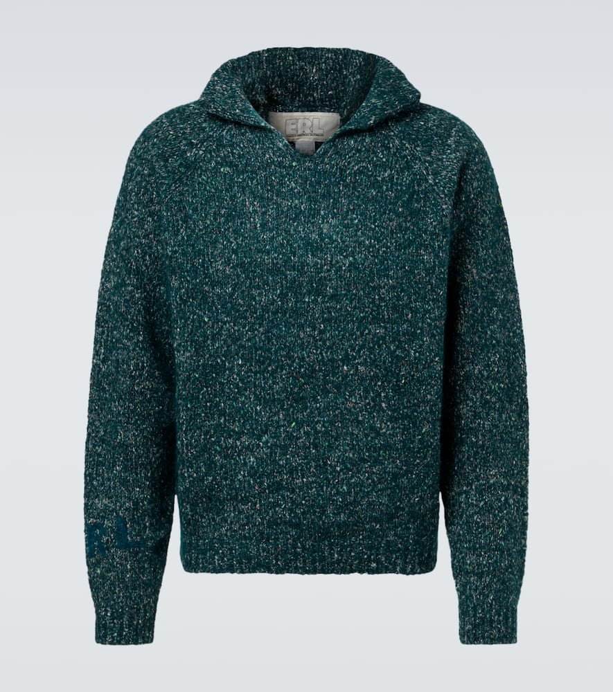 Alpaca, wool, and cotton-blend sweater