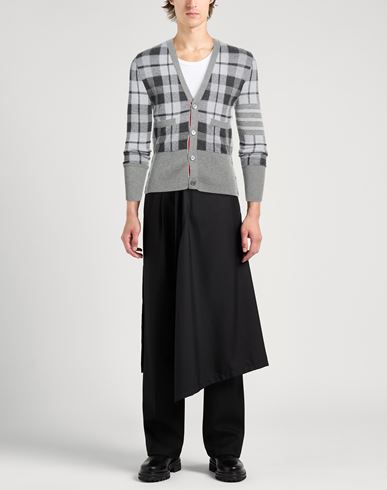 Man Cardigan Grey Size 1 Cashmere