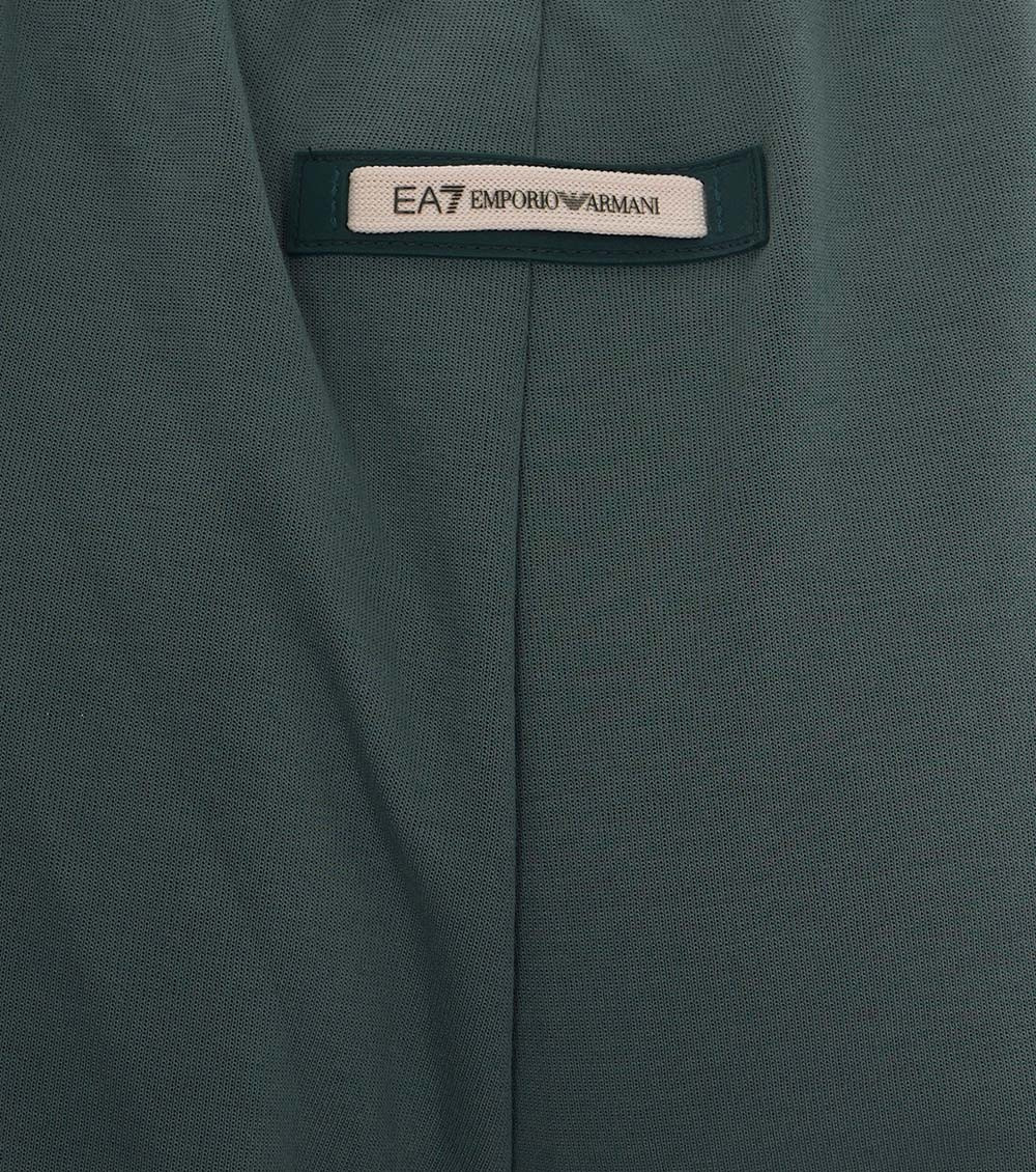 Green Cotton Logo Jogger