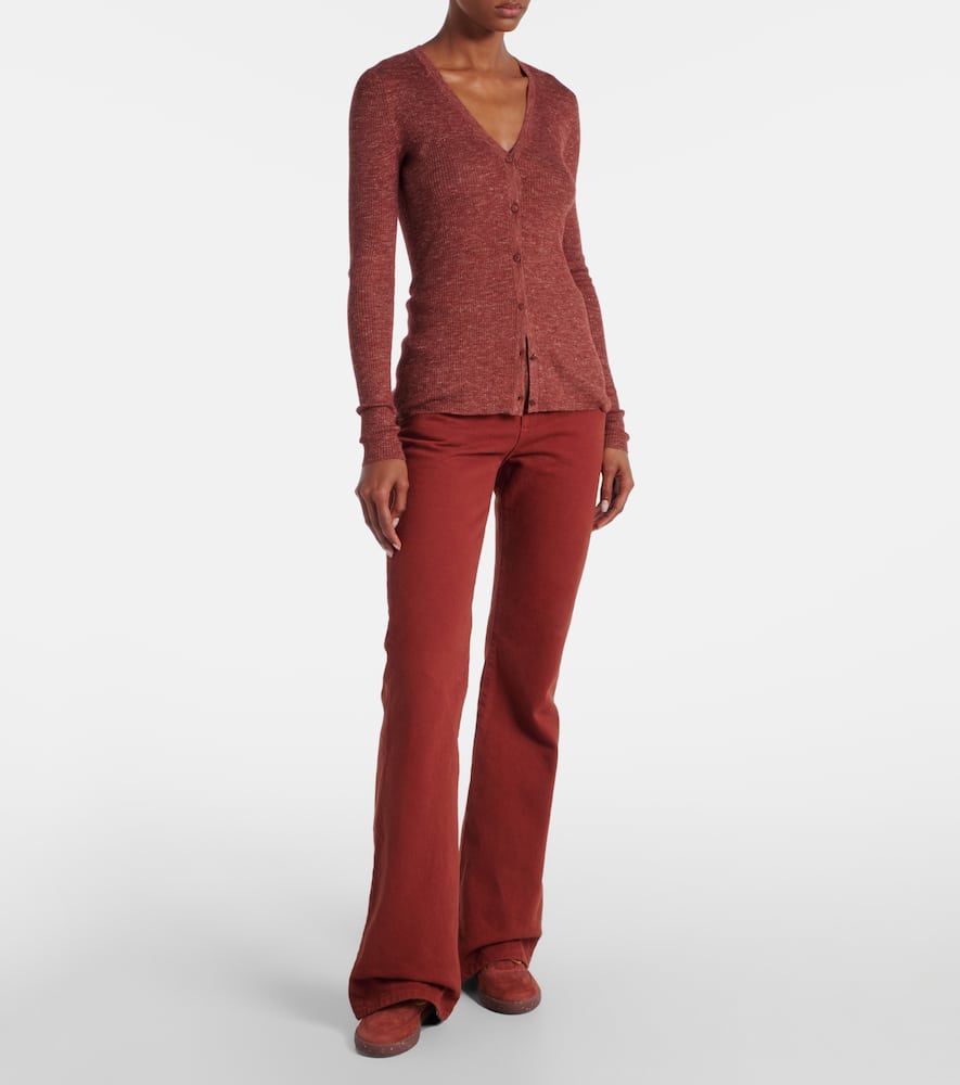 Aiste cashmere, silk, and hemp cardigan