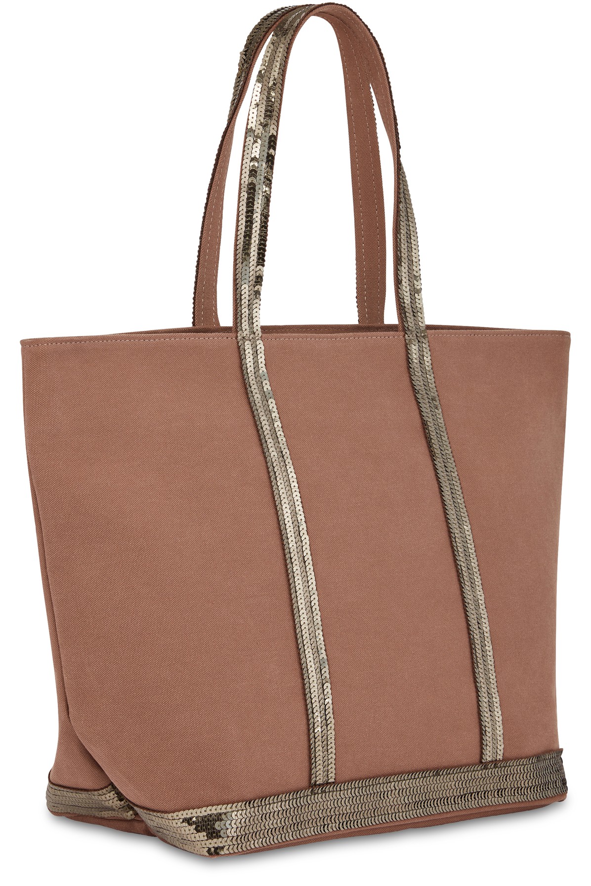 Canvas and Sequins L Cabas Tote
