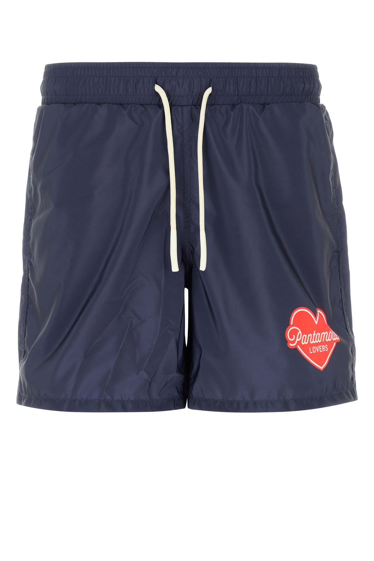 PANTAMOLLE Blue polyester Pantamolle Lovers swimming short