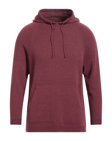 Rossopuro Man Sweater Garnet Size 7 Wool, Cashmere