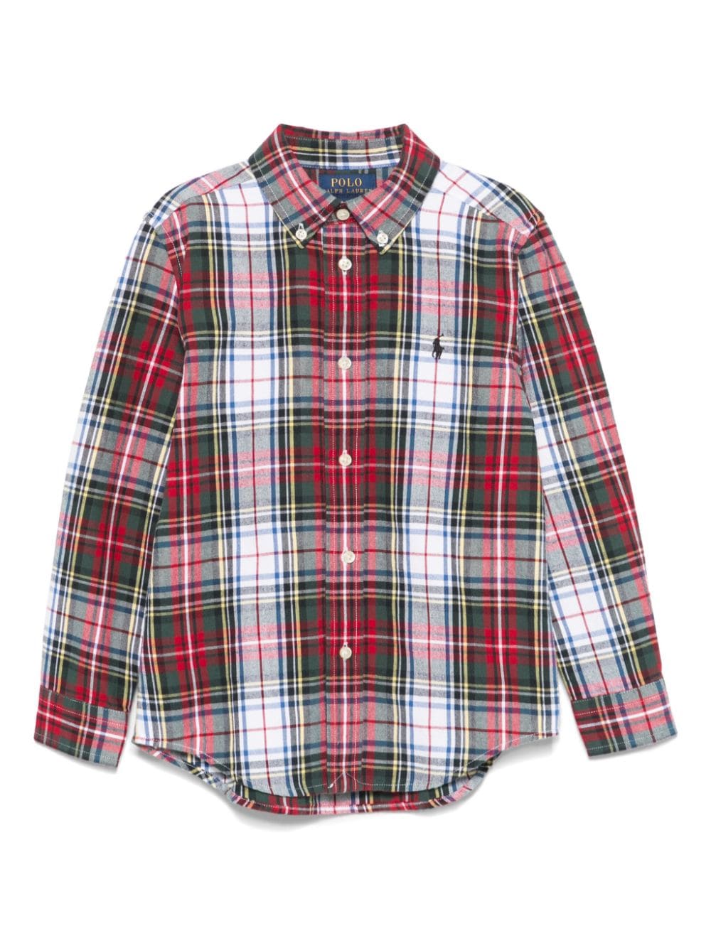 Plaid cotton shirt - Red