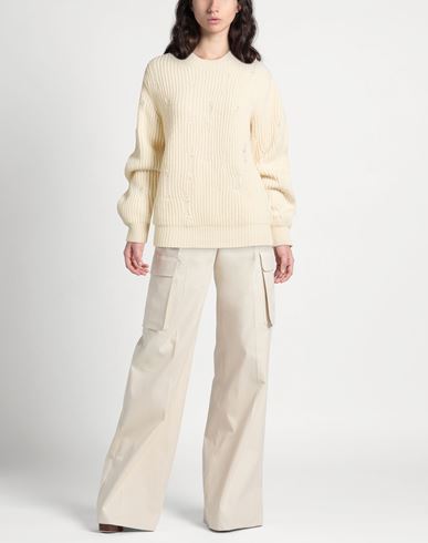 Woman Sweater Cream Size XS Virgin Wool, Cashmere