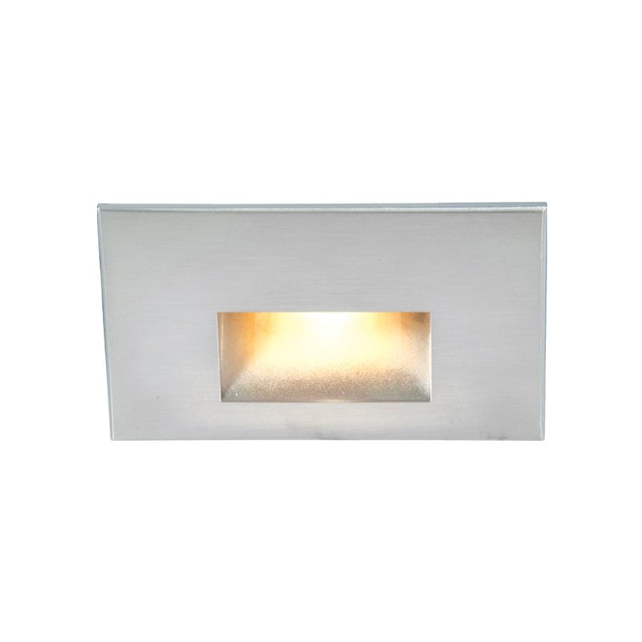 WAC Lighting 1-Light LED 12V LEDme Horizontal Step and Wall Light in Stainless Steel - 4011-A