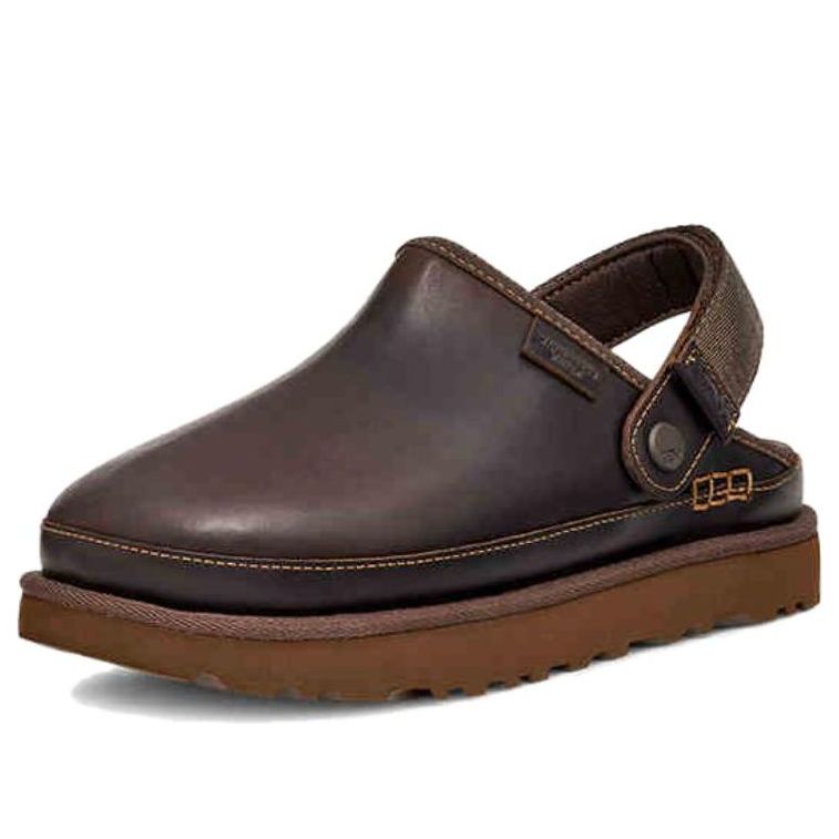 (WMNS) Goldenstar Clog Leather Regen 'Ironwood'