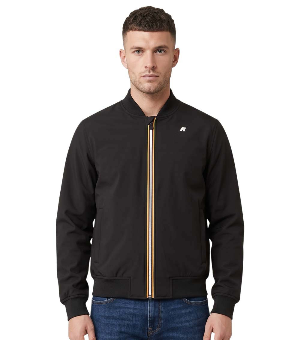 Black Band Collar Jacket