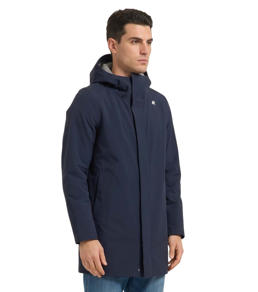 Blue Hood Parka Jacket