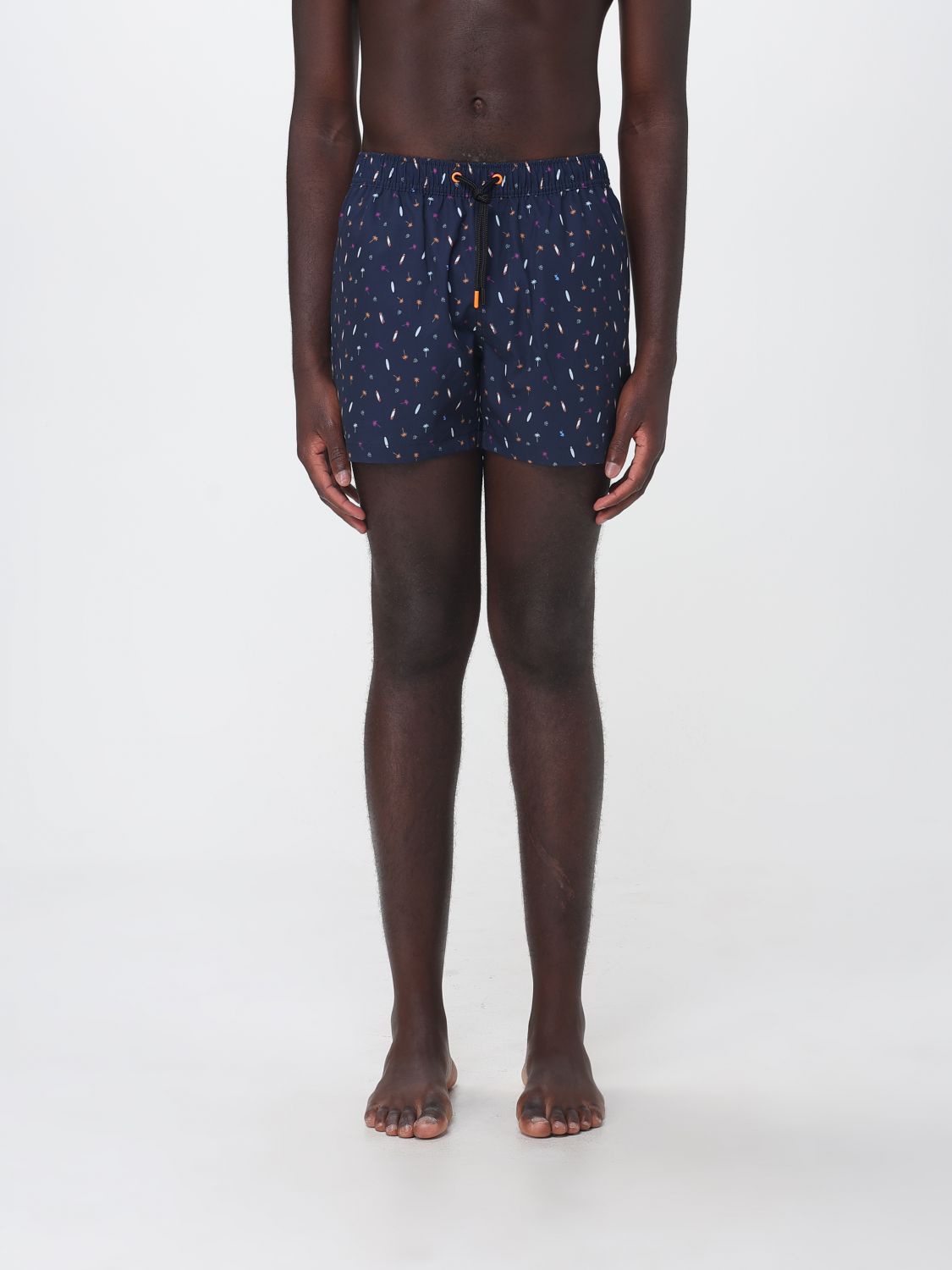 Swimsuit Men color Navy