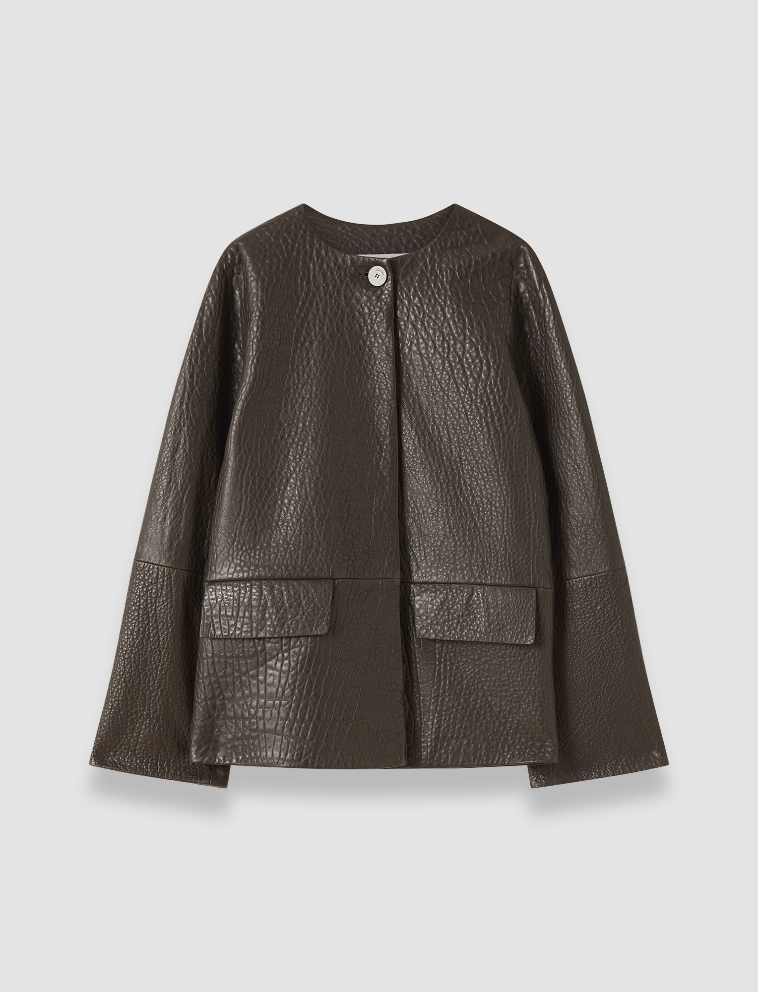 Barbs Pebble Leather Jacket - 38