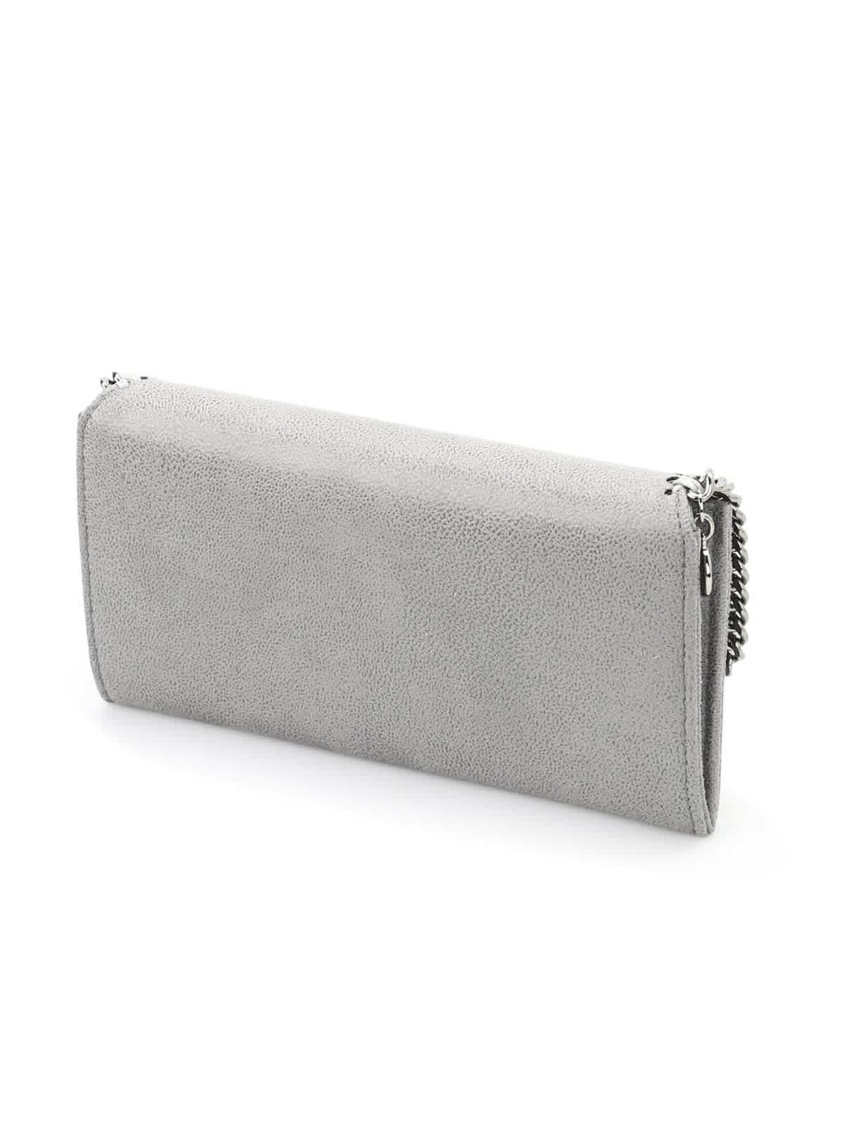 Falabella Continental Wallet- Grey
