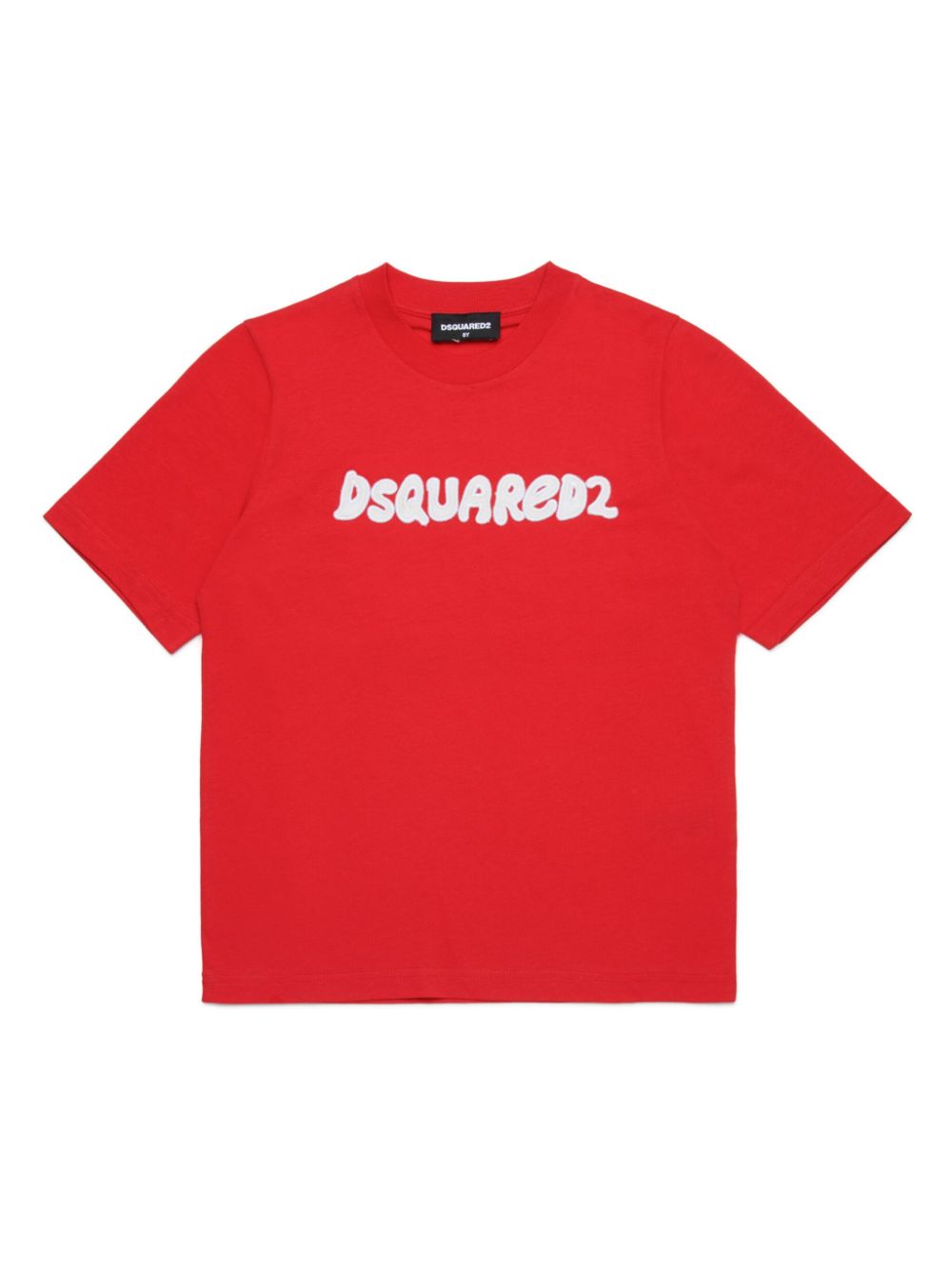 Logo-embroidered cotton T-shirt - Pink