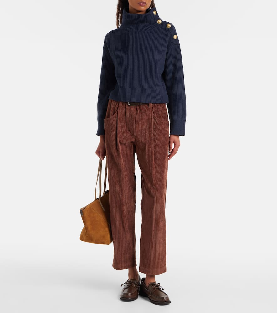 Wool, cashmere, and silk sweater