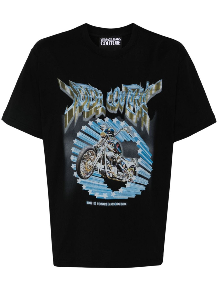 Black Printed T-shirt