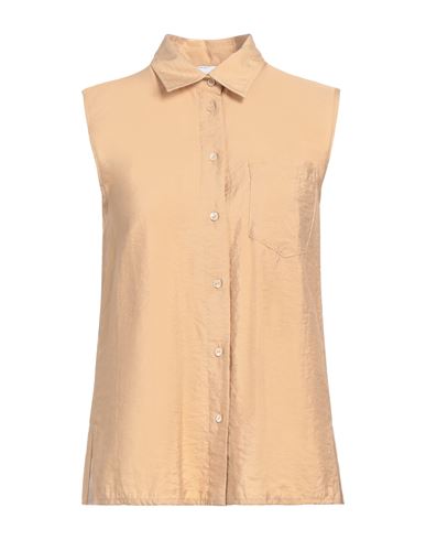Woman Shirt Camel Size 0 Viscose, Polyamide
