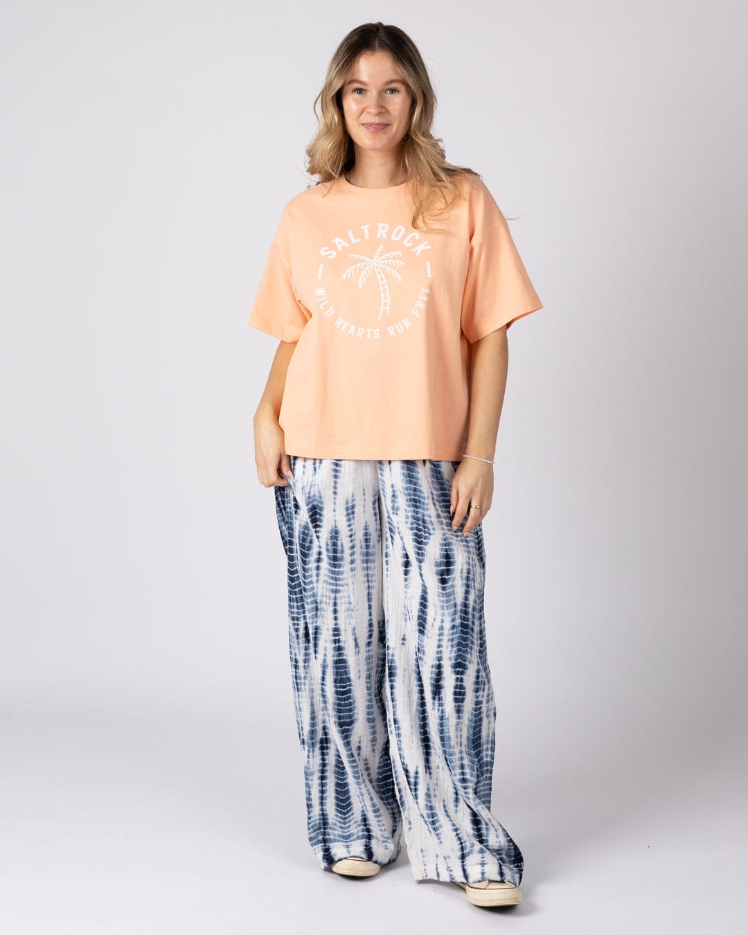 Saltrock Melda Womens Tie Dye Trouser in Blue