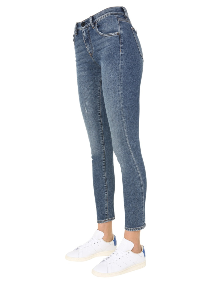Denim Skinny Mid Rise Jeans