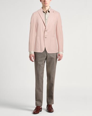 Man Blazer Light pink Size 42 Cotton