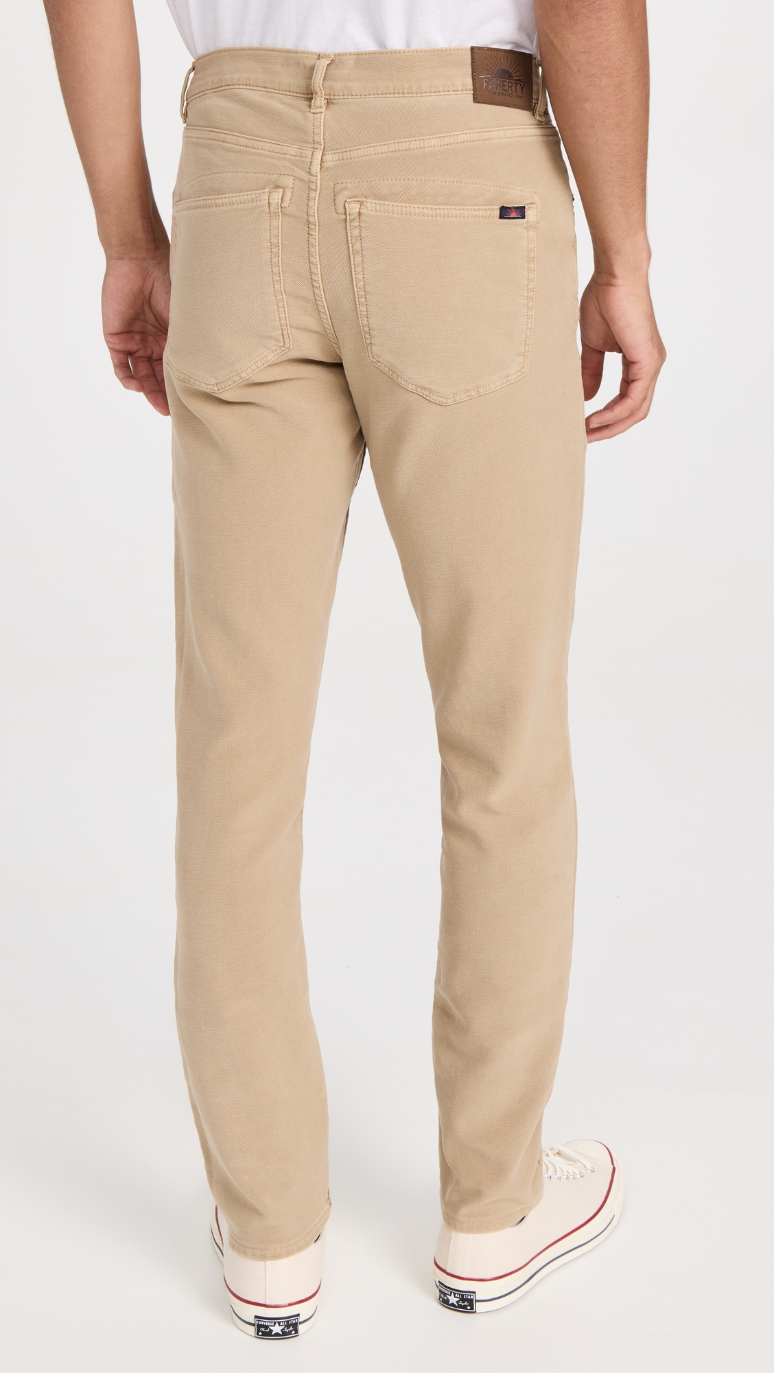 Stretch Terry 5 Pocket Pants Desert Khaki