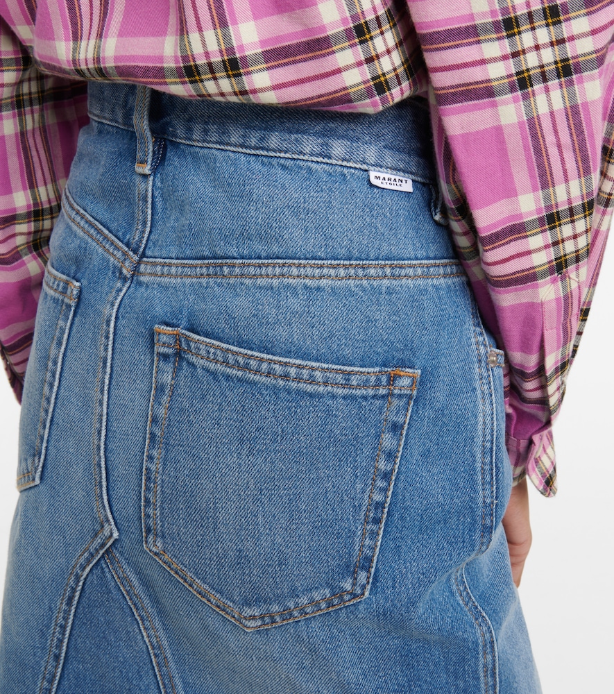 Marant Etoile Fiali denim midi skirt