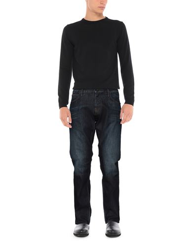 Man Jeans Blue Size 33 Cotton, Elastane