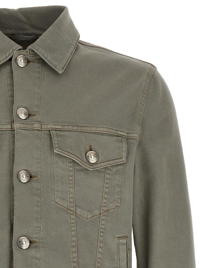 Shirt denim jacket - Neutrals