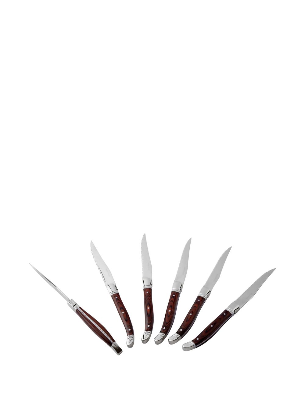 Pakkawood steel knife - Silver