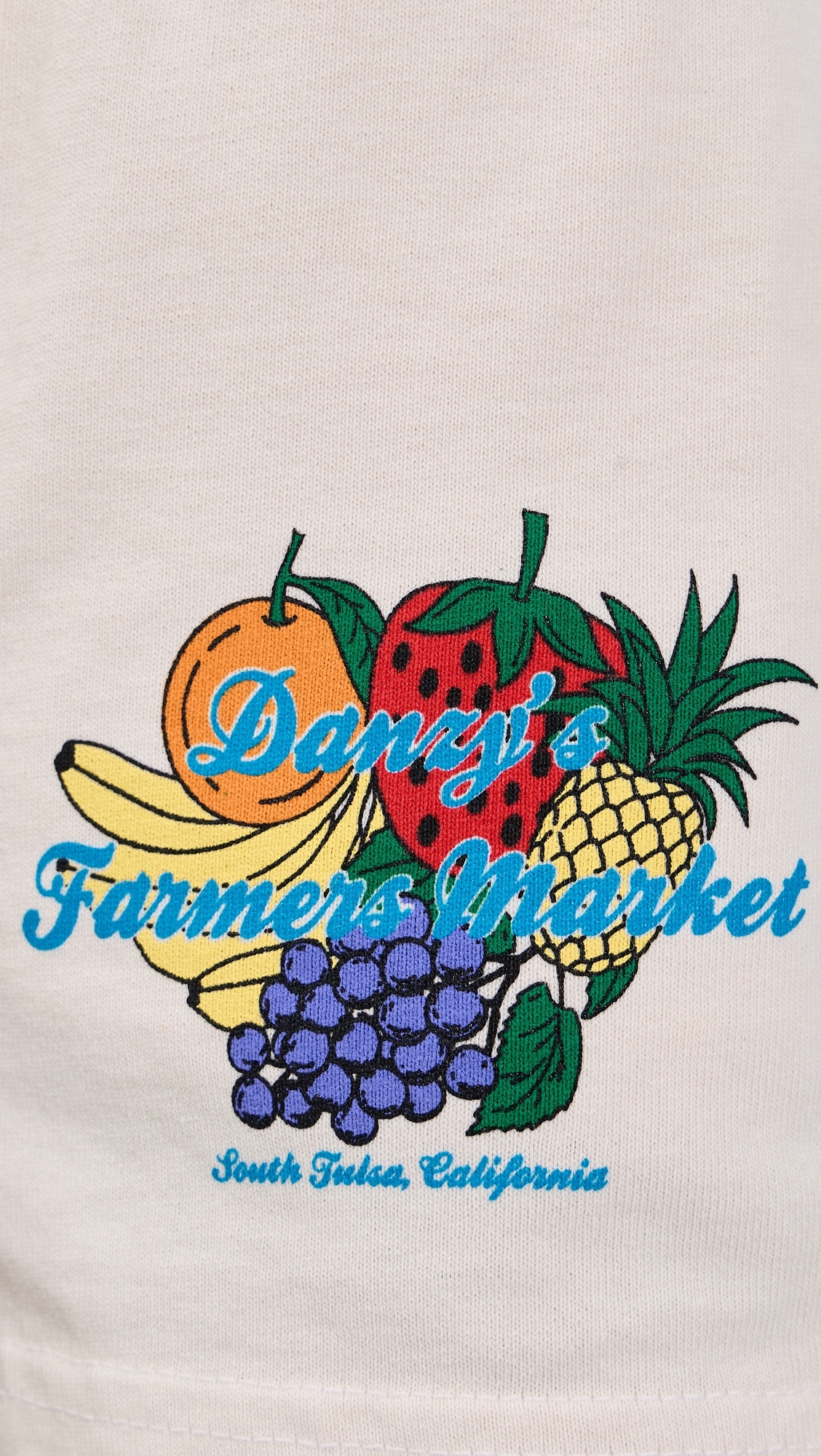Farmers Market Sweat Shorts Cream