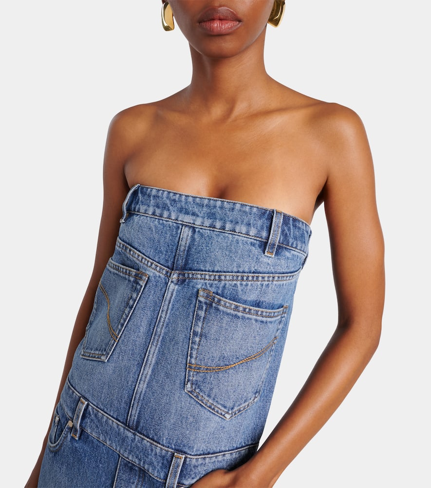 Denim maxi dress