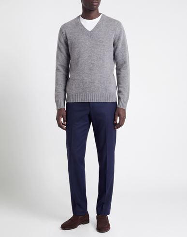 Man Sweater Grey Size L Wool