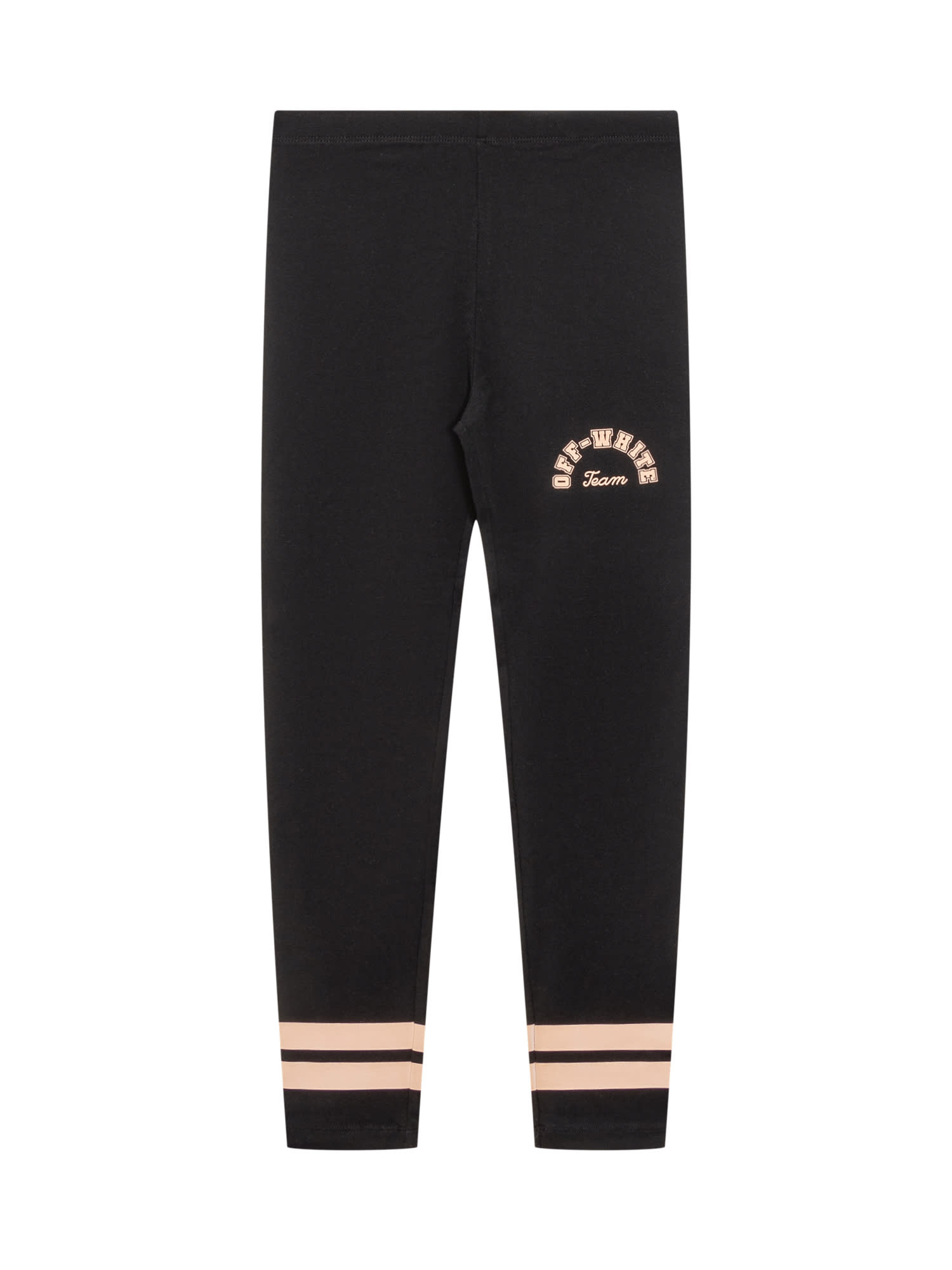 Team 23 stripe-detail leggings - Black