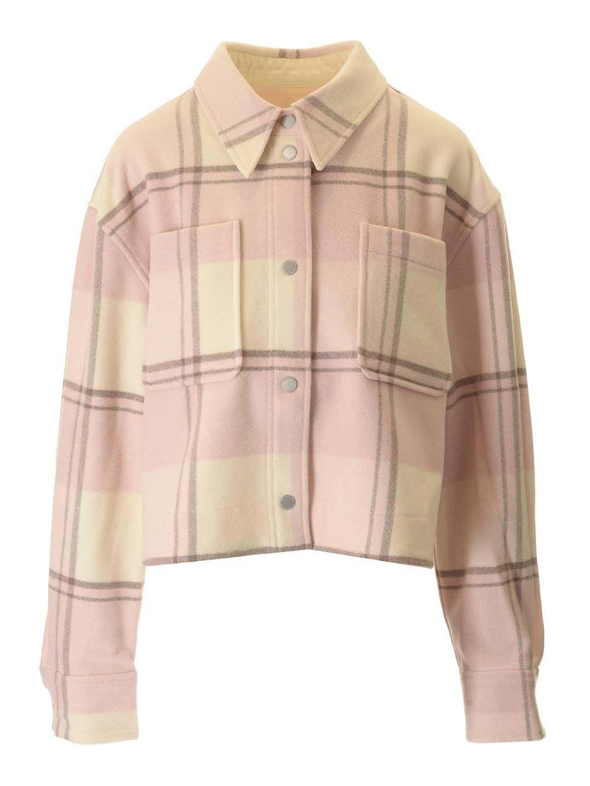 Boxy Fit Flannel Shirt