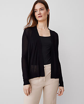 Ann Taylor Essential Open Cardigan