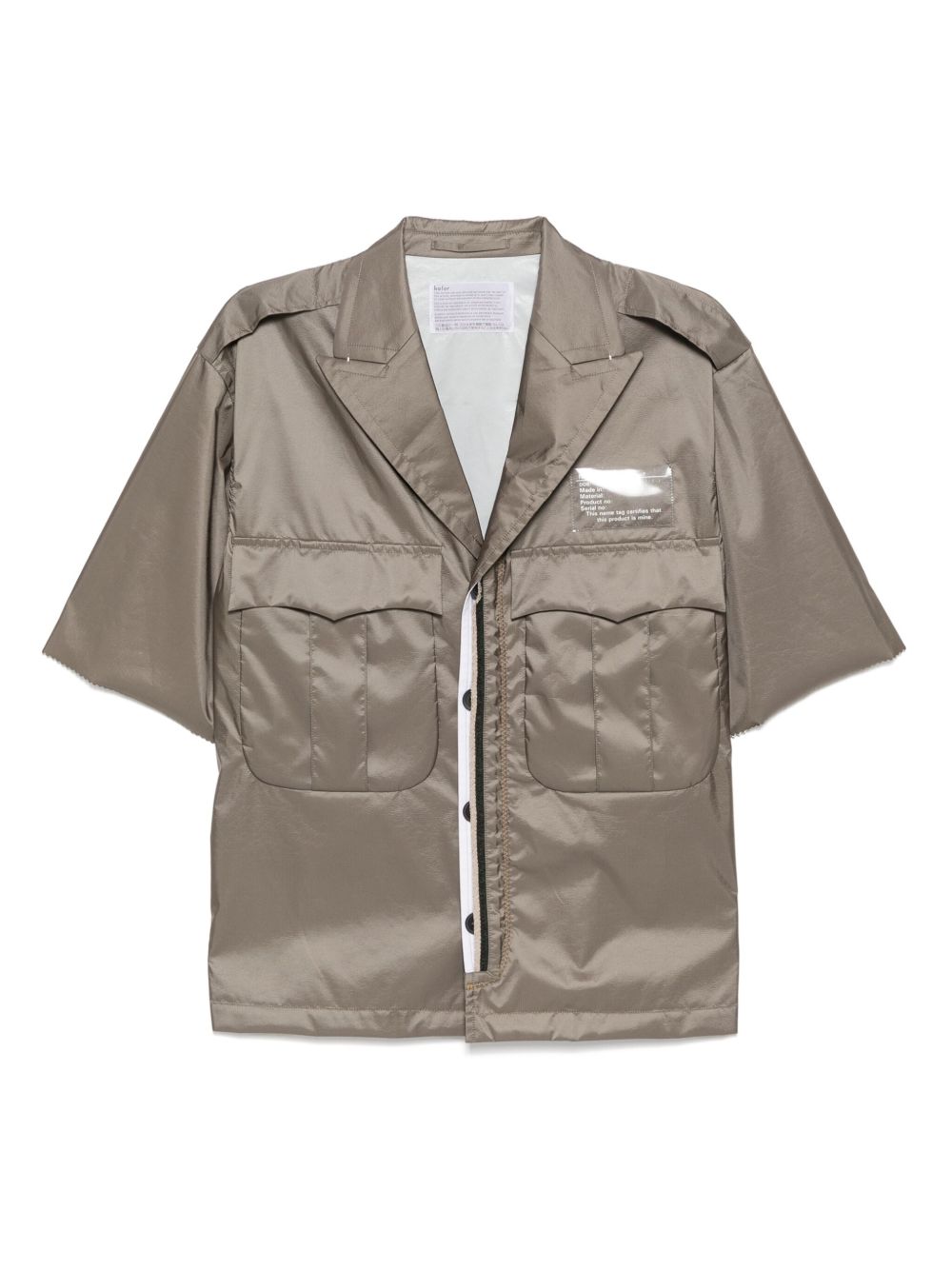 Kolor short-sleeved shirt - Neutrals