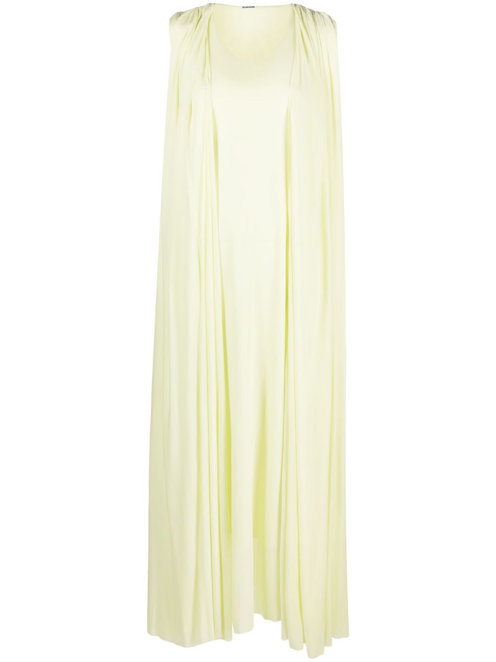 Draped maxi dress - Green