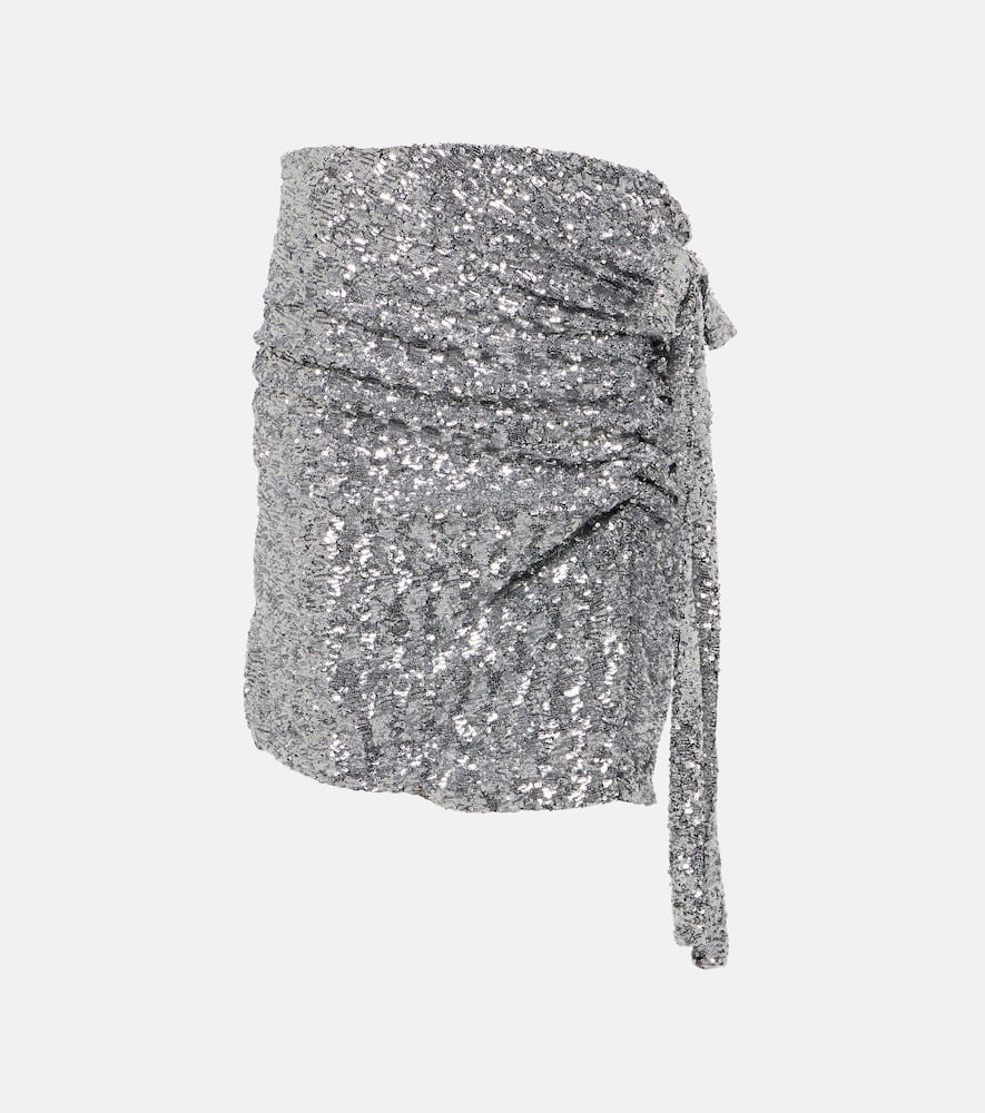 Sequined miniskirt