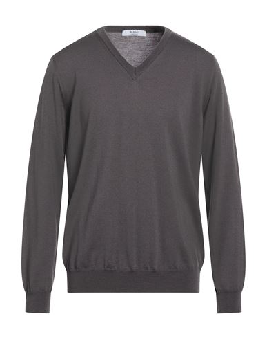 Man Sweater Charcoal Size 44 Merino Wool