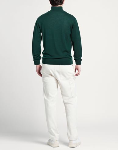 Man Turtleneck Dark green Size XL Merino Wool